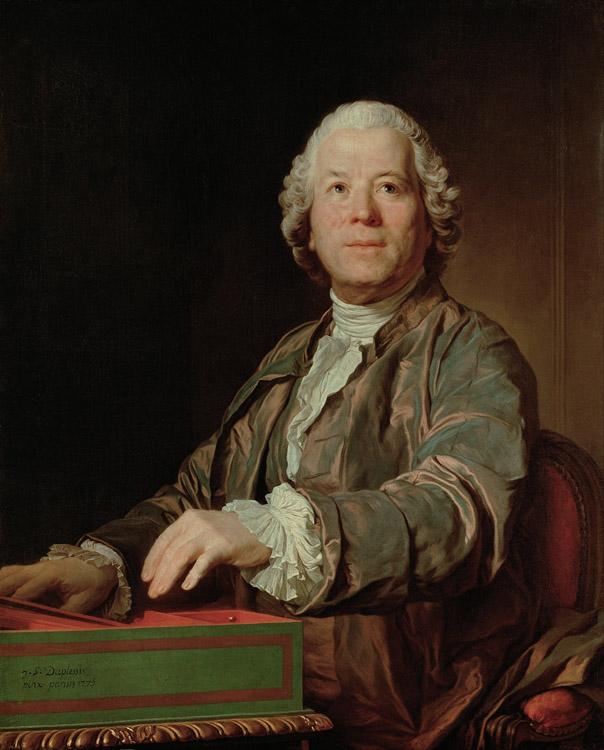 Joseph-Siffred  Duplessis Portrait of Christoph Willibald Gluck (mk08)